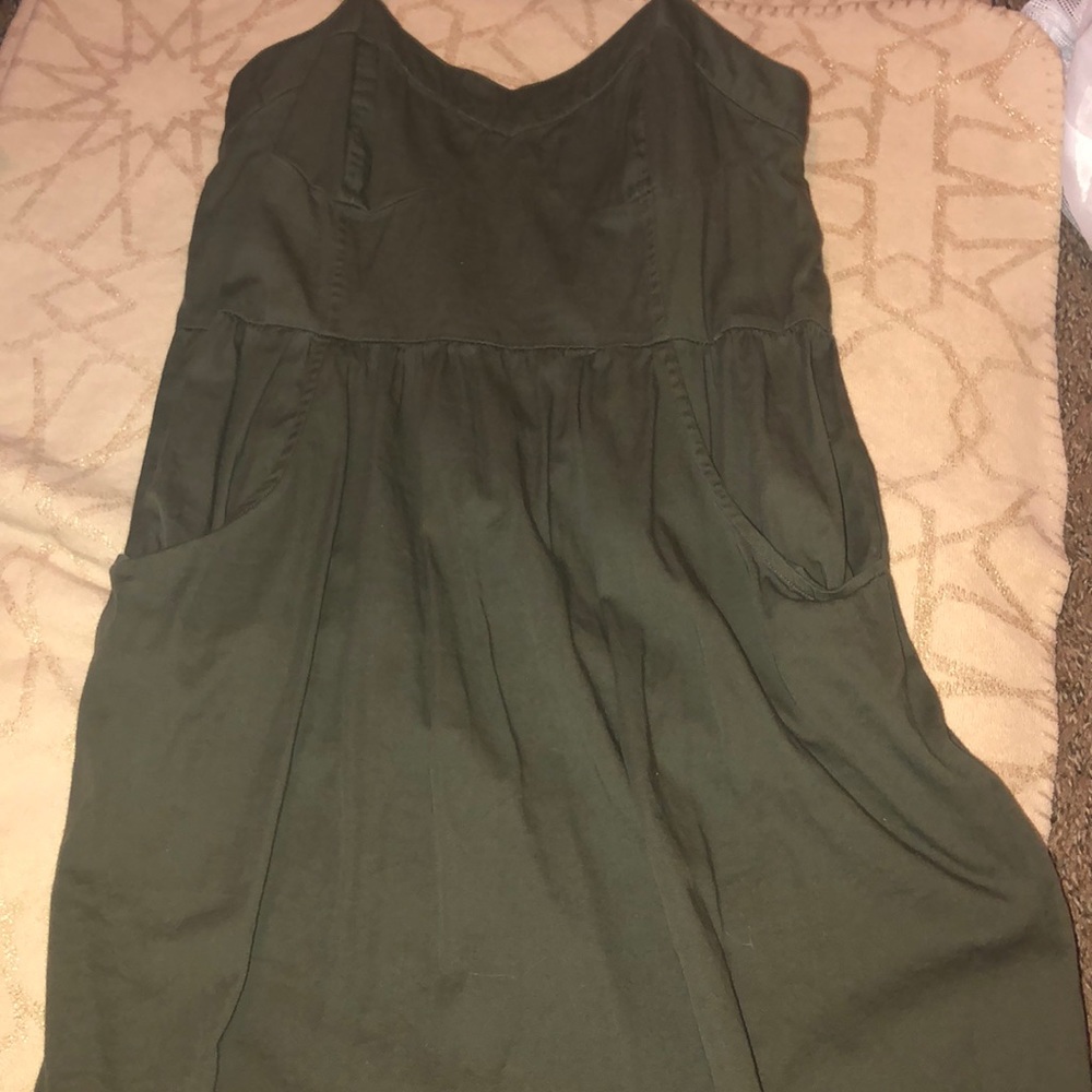 olive green dress